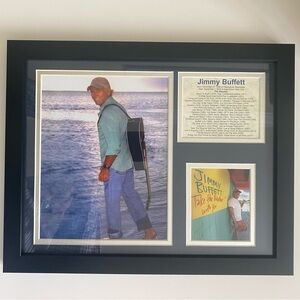 Jimmy Buffett Black Framed Photo Collage, 11 x 14